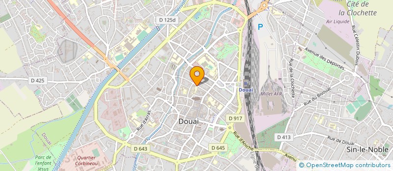 localisation de l'entreprise FONDATION DEFOREST DE LEWARDE  DOUAI