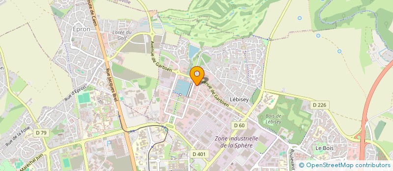 localisation de l'entreprise FONDATION DENTREPRISE LEGALLAIS.  HEROUVILLE-SAINT-CLAIR