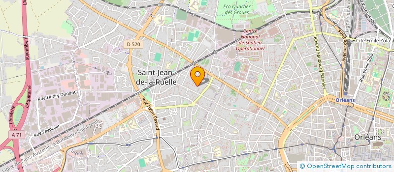 localisation de l'entreprise FONDATION DES JEUNES DU DIASPORA à SAINT-JEAN-DE-LA-RUELLE