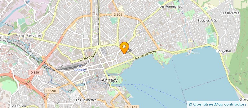 localisation de l'entreprise FONDATION DU PARMELAN à ANNECY