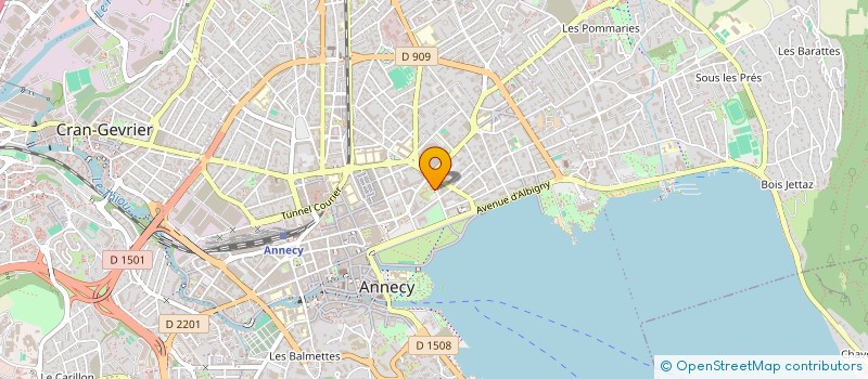 localisation de l'entreprise FONDATION DU PARMELAN SERVICES à ANNECY