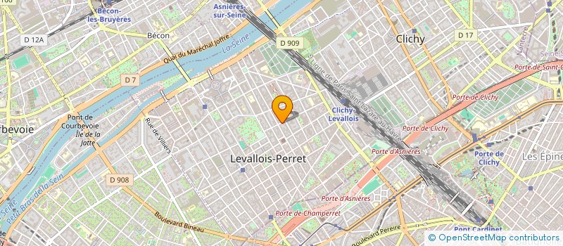localisation de l'entreprise FONDATION DUVAL MEUNIER à LEVALLOIS-PERRET