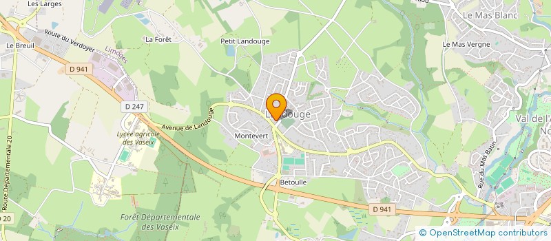 localisation de l'entreprise FONDATION ETIENNE ET MARIA RAZE à LIMOGES