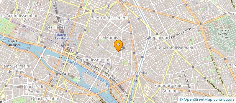 localisation de l'entreprise FONDATION ETRE COPRIM PROM ART CONTEMPOR à PARIS