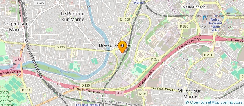 localisation de l'entreprise FONDATION FAVIER VAL DE MARNE  BRY-SUR-MARNE