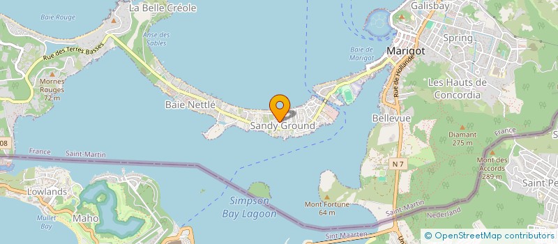 localisation de l'entreprise FONDATION FOR HOPE AND MUSIC DEVELOPMENT  SAINT MARTIN