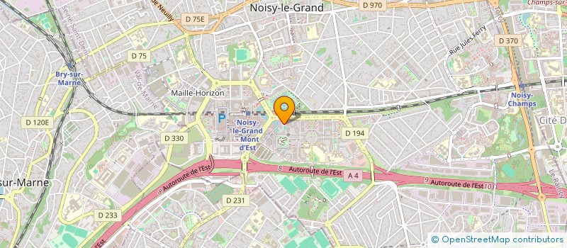 localisation de l'entreprise FONDATION FOURMENTIN GUILBERT à NOISY-LE-GRAND