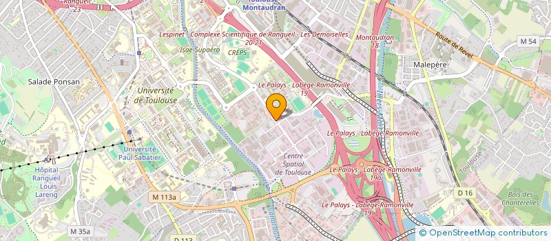 localisation de l'entreprise FONDATION FRANCAISE DE L'ESPACE  TOULOUSE