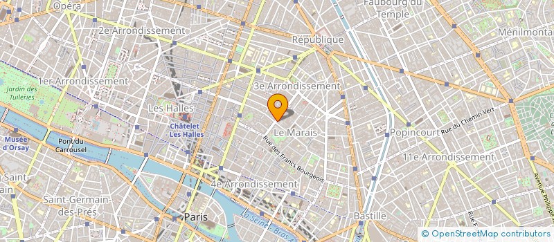 localisation de l'entreprise FONDATION FRANCOIS SOMMER à PARIS