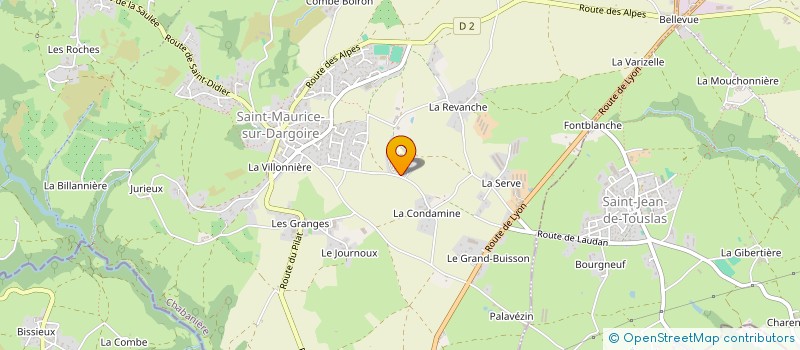 localisation de l'entreprise FONDATION GERMAINE REVEL  CHABANIERE