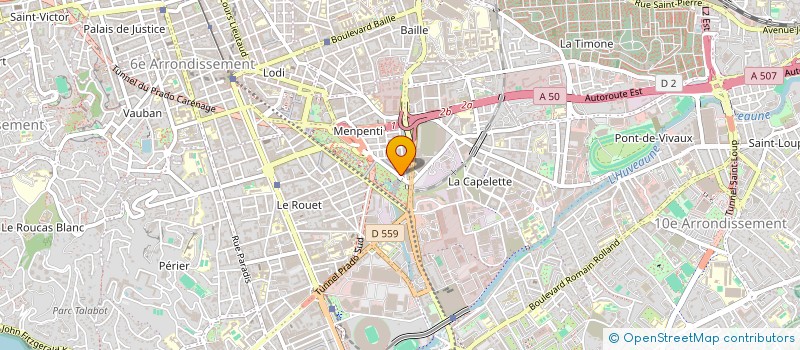 localisation de l'entreprise FONDATION GRAND P EUROPE à MARSEILLE 10EME