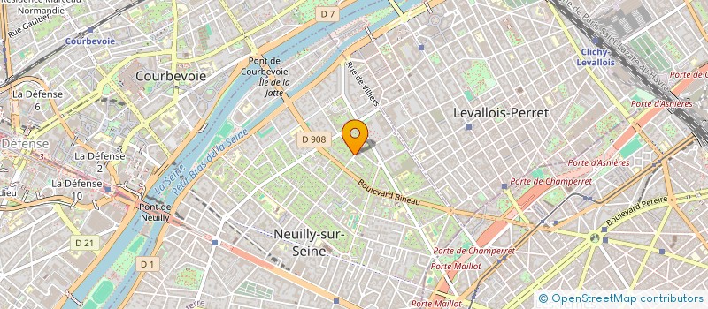 localisation de l'entreprise FONDATION HAHNEMANN  NEUILLY-SUR-SEINE