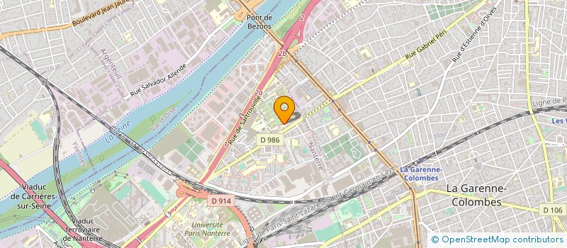 localisation de l'entreprise FONDATION HOSPITALIERE POUR LA RECHERCHE SUR LA PRECARITE ET L EXCLUSION SOCIALE  NANTERRE