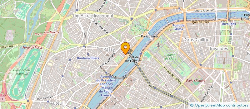 localisation de l'entreprise FONDATION INVEST  PARIS