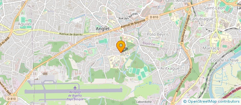 localisation de l'entreprise FONDATION ISA BTP  ANGLET