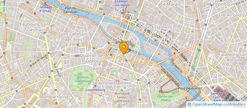 localisation de l'entreprise FONDATION JEROME LEJEUNE à PARIS