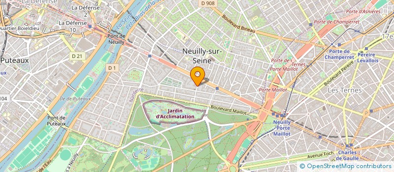 localisation de l'entreprise FONDATION JOURNALISTE DEMAIN à NEUILLY-SUR-SEINE