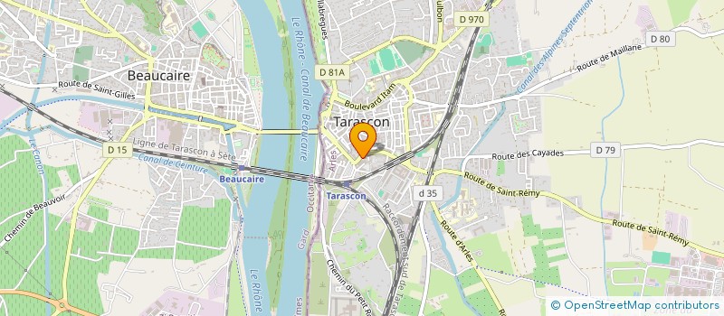 localisation de l'entreprise FONDATION JUSTIFIEES DE MACONNERIE  TARASCON