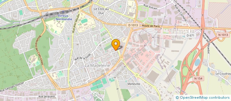 localisation de l'entreprise FONDATION LA JOIE DE L'ETERNEL (JDLE) à EVREUX