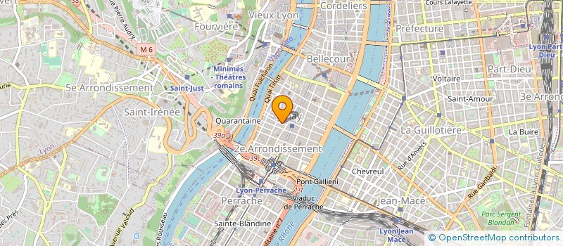 localisation de l'entreprise FONDATION MERIEUX à LYON