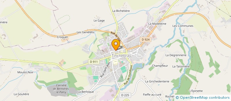 localisation de l'entreprise FONDATION NOTRE DAME à TINCHEBRAY-BOCAGE