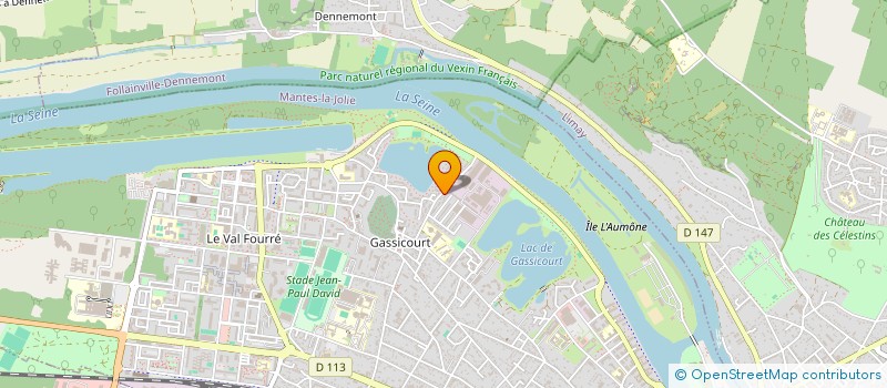 localisation de l'entreprise FONDATION OZADANIR  MANTES-LA-JOLIE