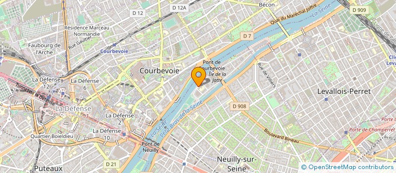 localisation de l'entreprise FONDATION PAUL PARQUET à NEUILLY-SUR-SEINE