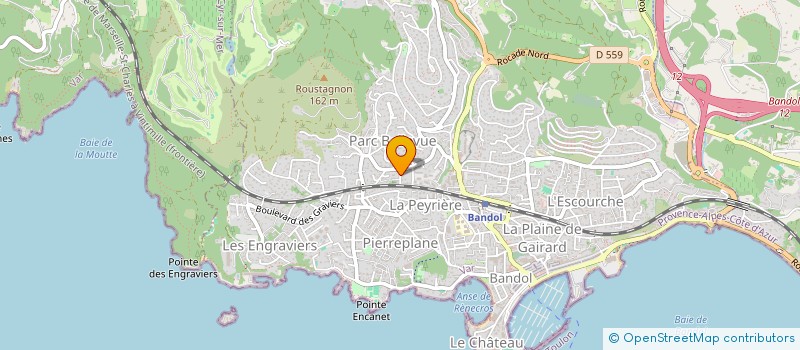 localisation de l'entreprise FONDATION PAUL RICARD  BANDOL