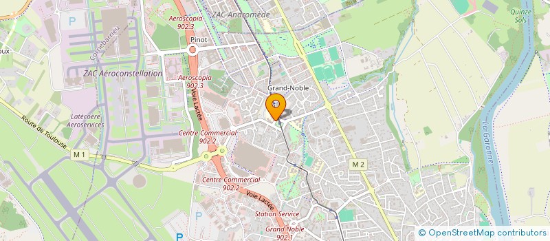 localisation de l'entreprise FONDATION POUR DES LOGICIELS OPENSOURCE ET PARTICIPATIFS D'EMPLOI DU TEMPS  BLAGNAC