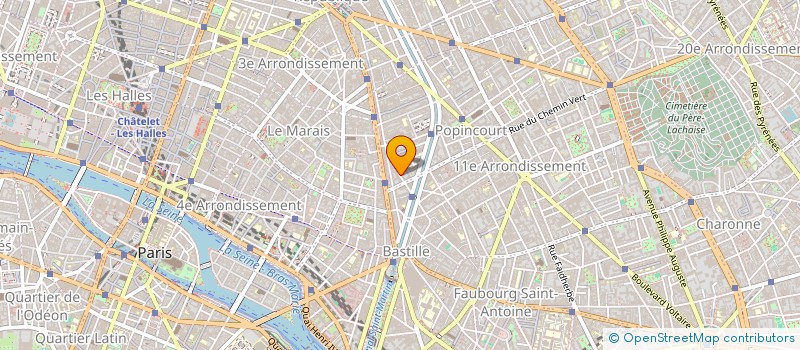 localisation de l'entreprise FONDATION POUR PROGRES L'HOMME  PARIS