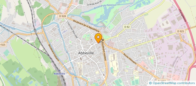 localisation de l'entreprise FONDATION PRO ABBEVILLE à ABBEVILLE
