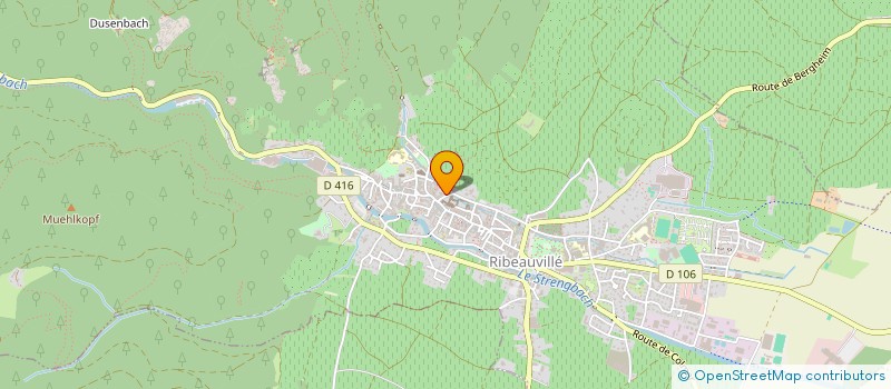 localisation de l'entreprise FONDATION PROVIDENCE DE RIBEAUVILLE  RIBEAUVILLE