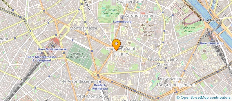 localisation de l'entreprise FONDATION RECHERCHE BAUDELOCQUE  PARIS