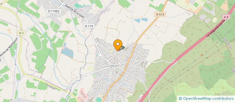 localisation de l'entreprise FONDATION(S)  GIGEAN