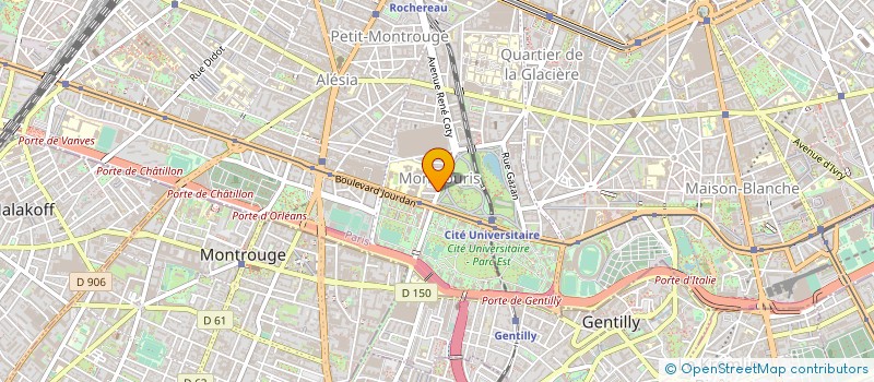 localisation de l'entreprise FONDATION  SANTE DES ETUDIANTS DE FRANCE  PARIS