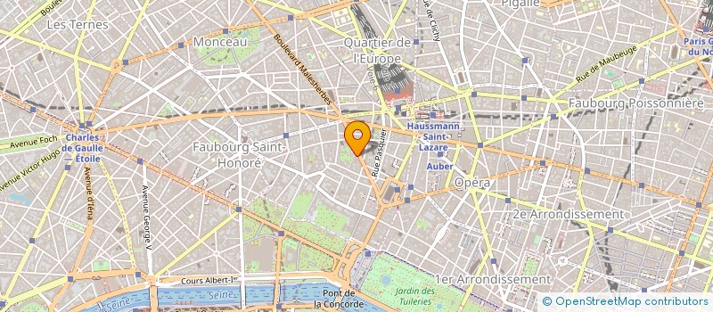localisation de l'entreprise FONDATION SEREBRIAKOFF à PARIS