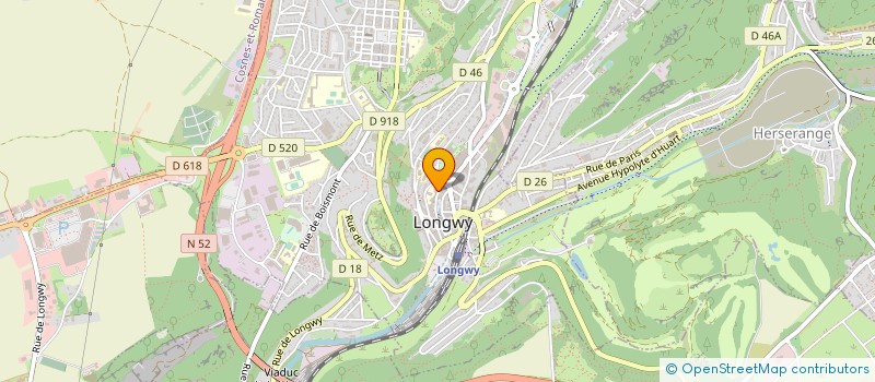 localisation de l'entreprise FONDATION SOLANGE BERTRAND à LONGWY