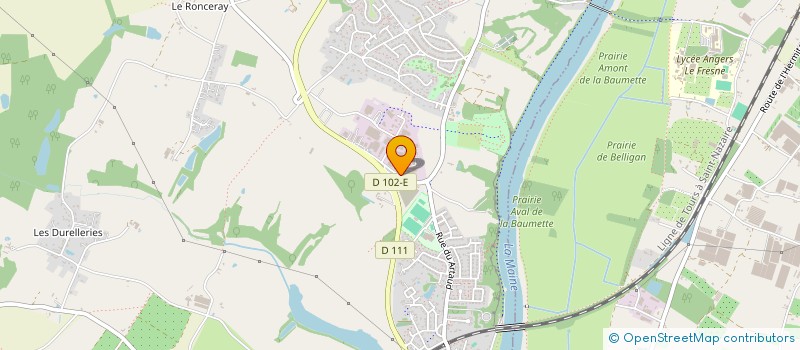 localisation de l'entreprise FONDATION VISIO  BOUCHEMAINE