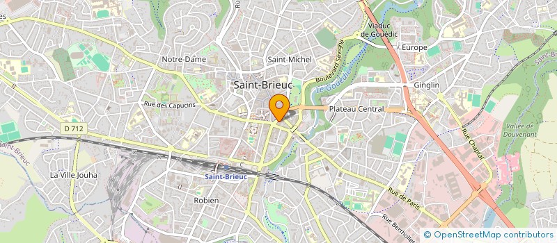 localisation de l'entreprise FONDATION YANN FOUERE à SAINT-BRIEUC