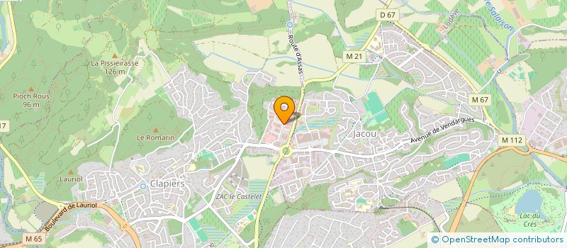 localisation de l'entreprise FONDATYS 92  CORNEILLA-LA-RIVIERE