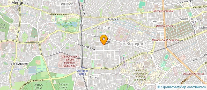 localisation de l'entreprise FONDAUDEGE 189  MERIGNAC