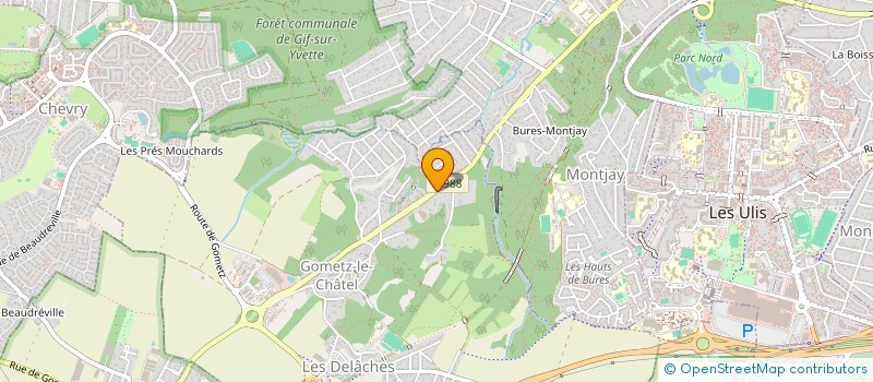 localisation de l'entreprise FONDAXIOM  GOMETZ-LE-CHATEL