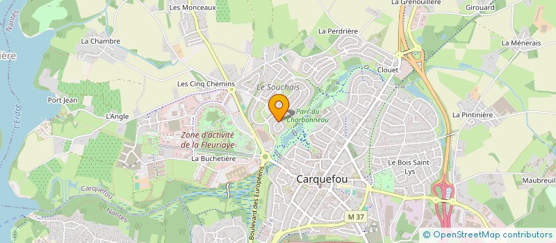 localisation de l'entreprise FONDCOMBE  CARQUEFOU