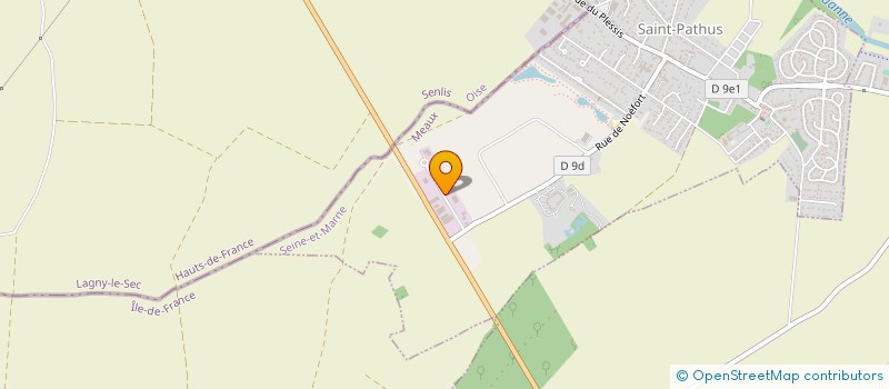 localisation de l'entreprise FONDERIE ALUMINIUM ALLIAGE DOLE CIE  SAINT-PATHUS