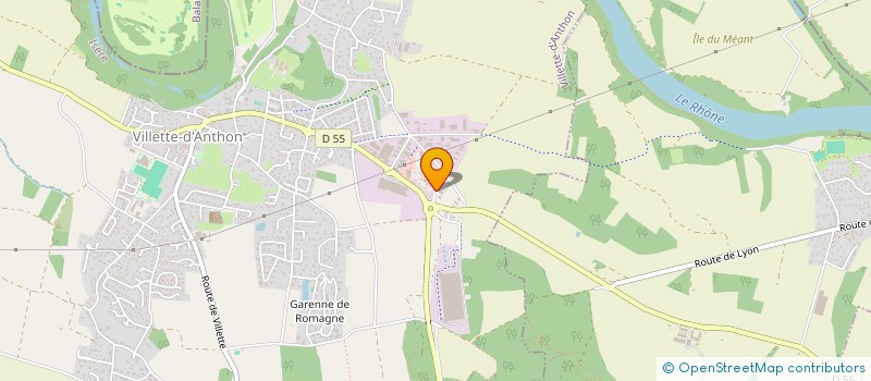 localisation de l'entreprise FONDERIE ALUMINIUM CHAVANCY  VILLETTE-D'ANTHON