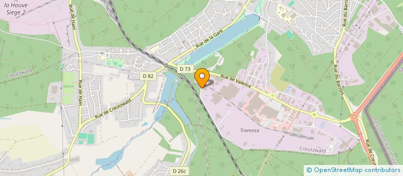 localisation de l'entreprise FONDERIE ALUMINIUM INNOVATION PROTOTYPE  CREUTZWALD