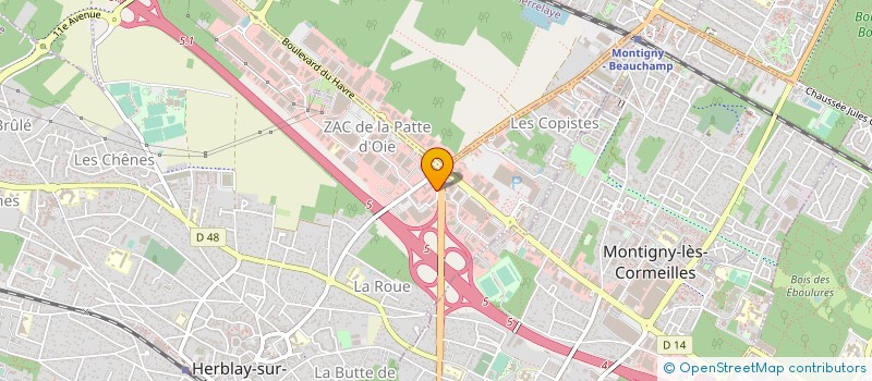 localisation de l'entreprise FONDERIE BR à HERBLAY-SUR-SEINE