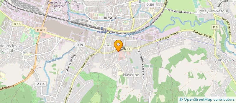 localisation de l'entreprise FONDERIE BRONZE ET MEDAILLES à NAVENNE