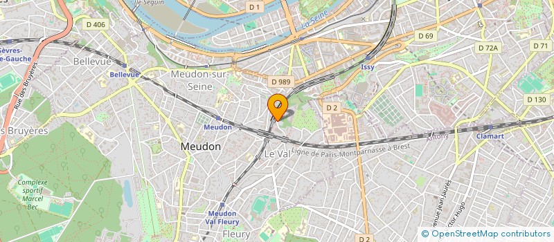 localisation de l'entreprise FONDERIE CLEMENTI à MEUDON