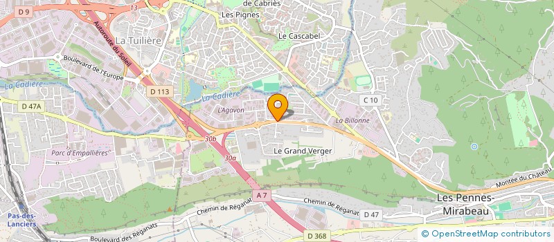 localisation de l'entreprise FONDERIE COMMERCE ET SERVICE à LES PENNES-MIRABEAU